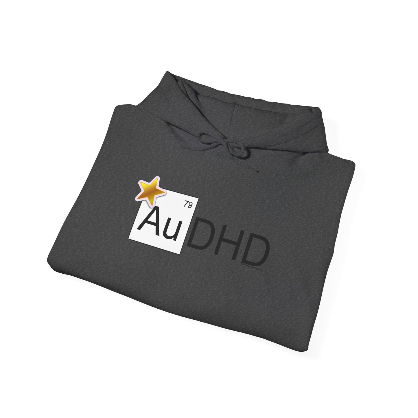 AuDHD Gold Star Heavy Blend™ Hoodie - Differently Normal