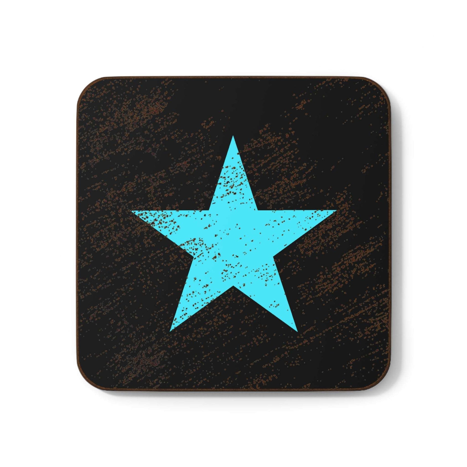 Blue Star Style Hardboard Back Coaster - Differently Normal