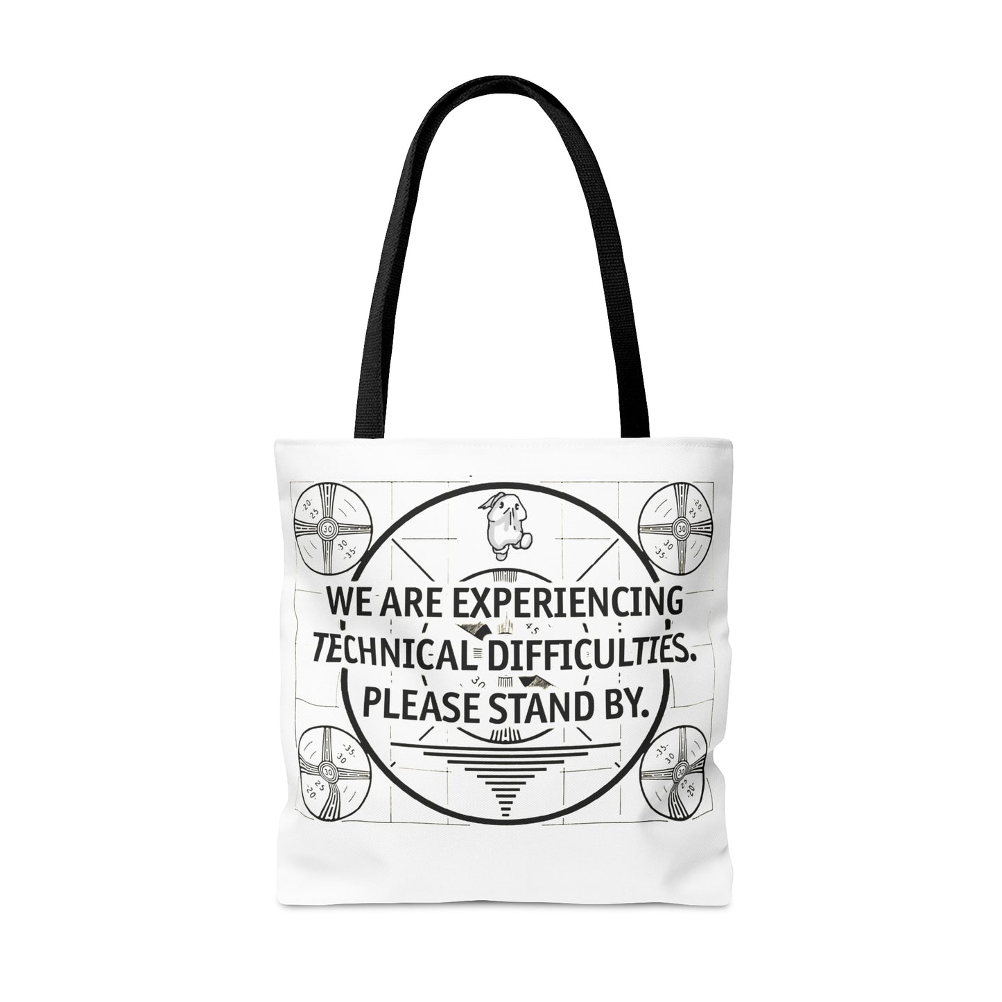 Bob the Micropeen - We Are Experiencing Technical Difficulties Tote Bag - Wallace Print Solutions