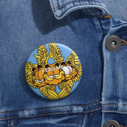 Captain AFAB - Biblically Accurate Fat Cat Pin Button