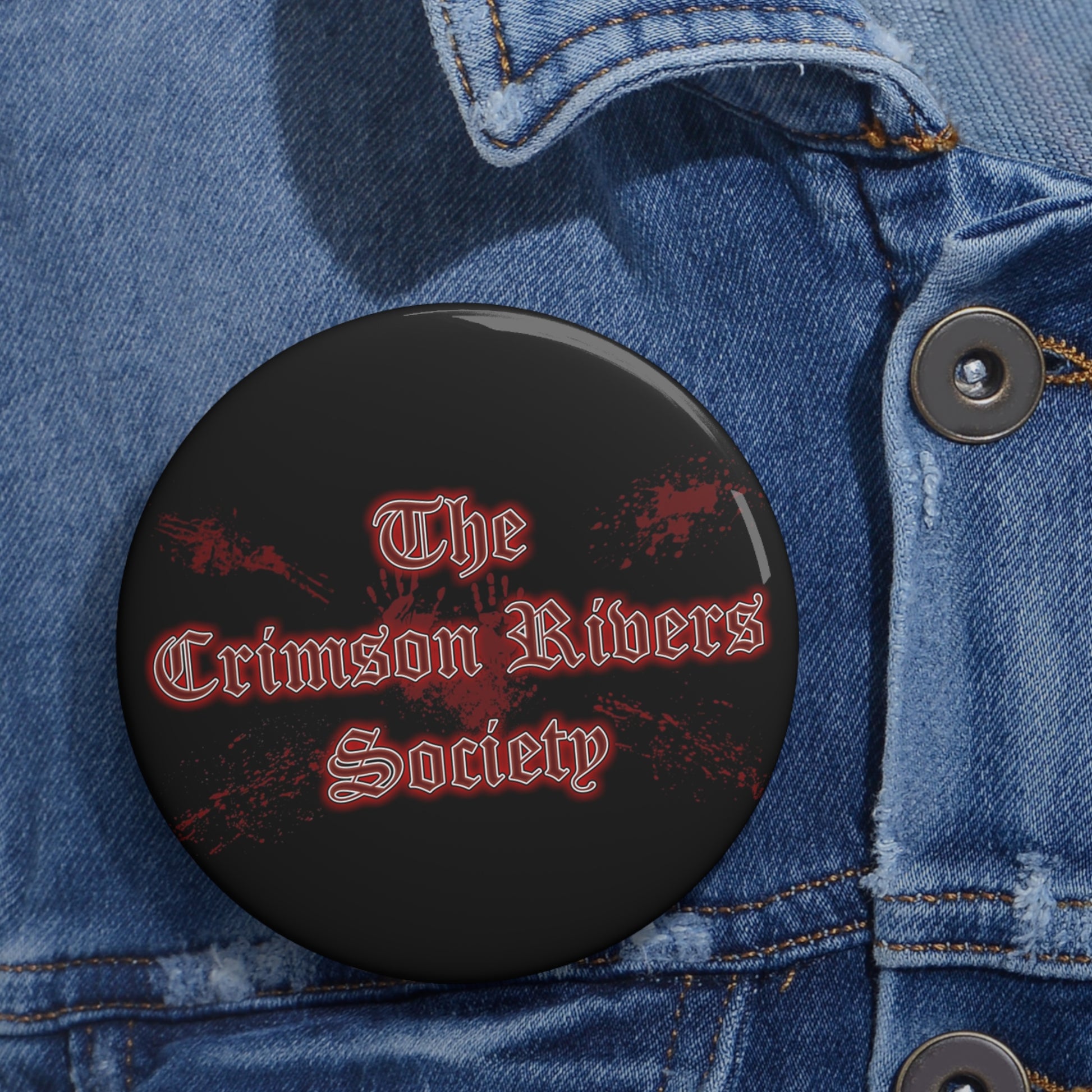 TCRS Custom Pin Button - Wallace Print Solutions