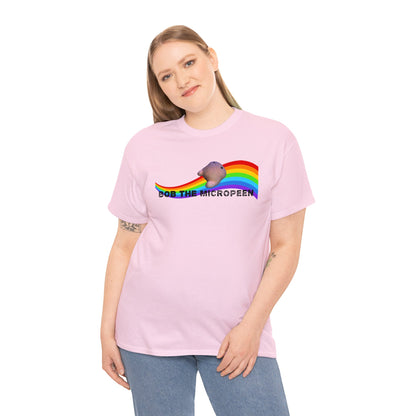 Bob the Micropeen - Rainbow Little Guy Plus Size Unisex T-Shirt - Wallace Print Solutions