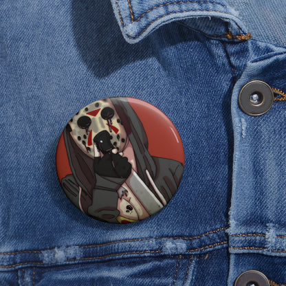 Captain AFAB - Jason Fan Art Pin Button