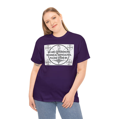 Bob the Micropeen - We Are Experiencing Technical Difficulties Unisex Plus Size T-Shirt - Wallace Print Solutions