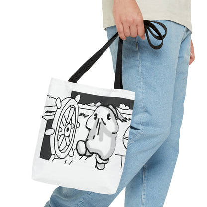 Bob the Micropeen - Willie the Steam Captain Tote Bag - Powered by Wallace Print Solutions