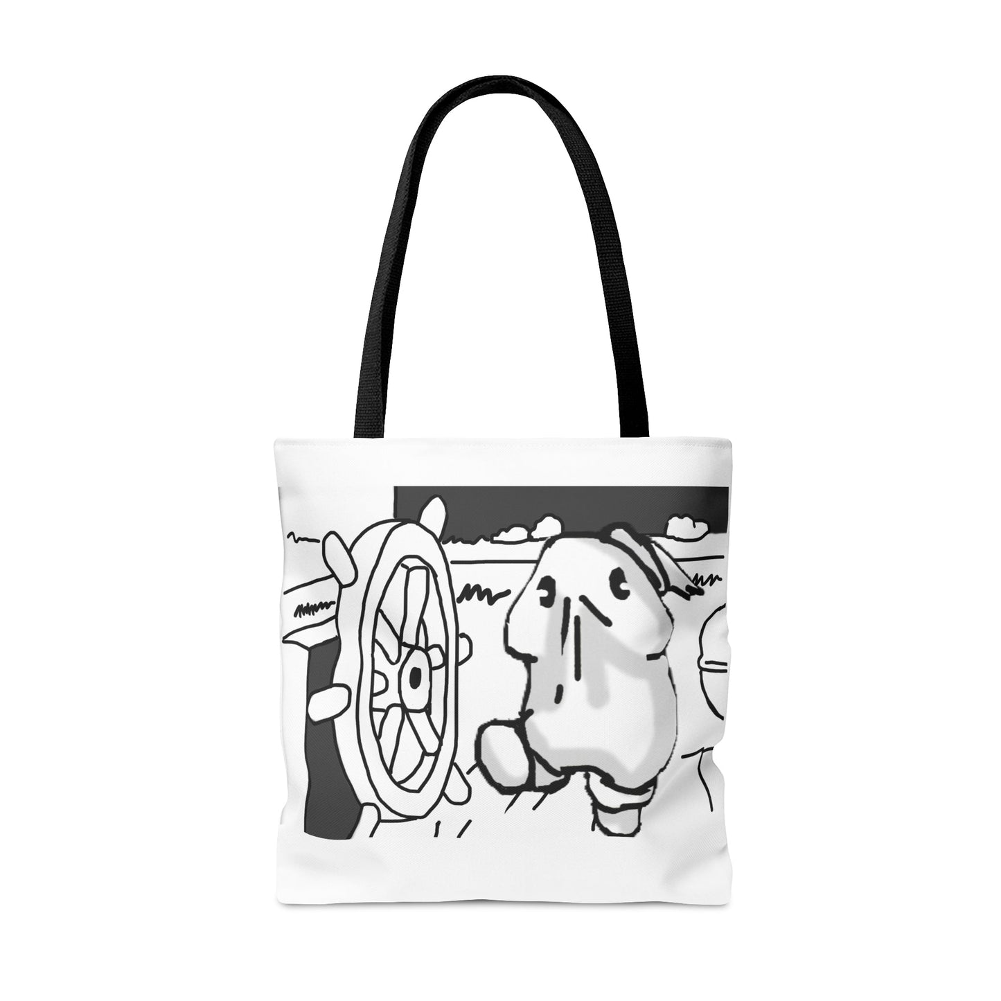 Bob the Micropeen - Willie the Steam Captain Tote Bag - Powered by Wallace Print Solutions