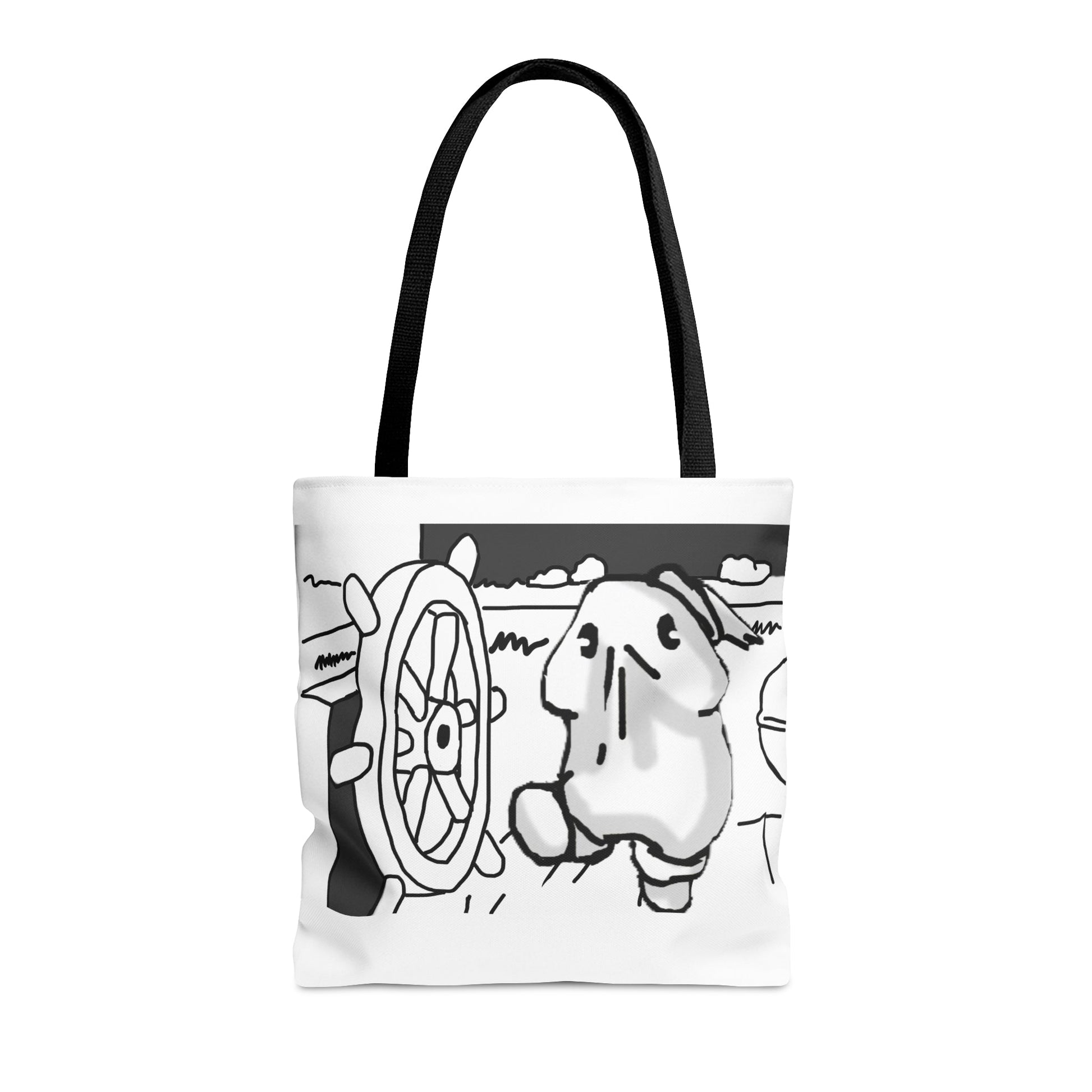 Bob the Micropeen - Willie the Steam Captain Tote Bag - Powered by Wallace Print Solutions