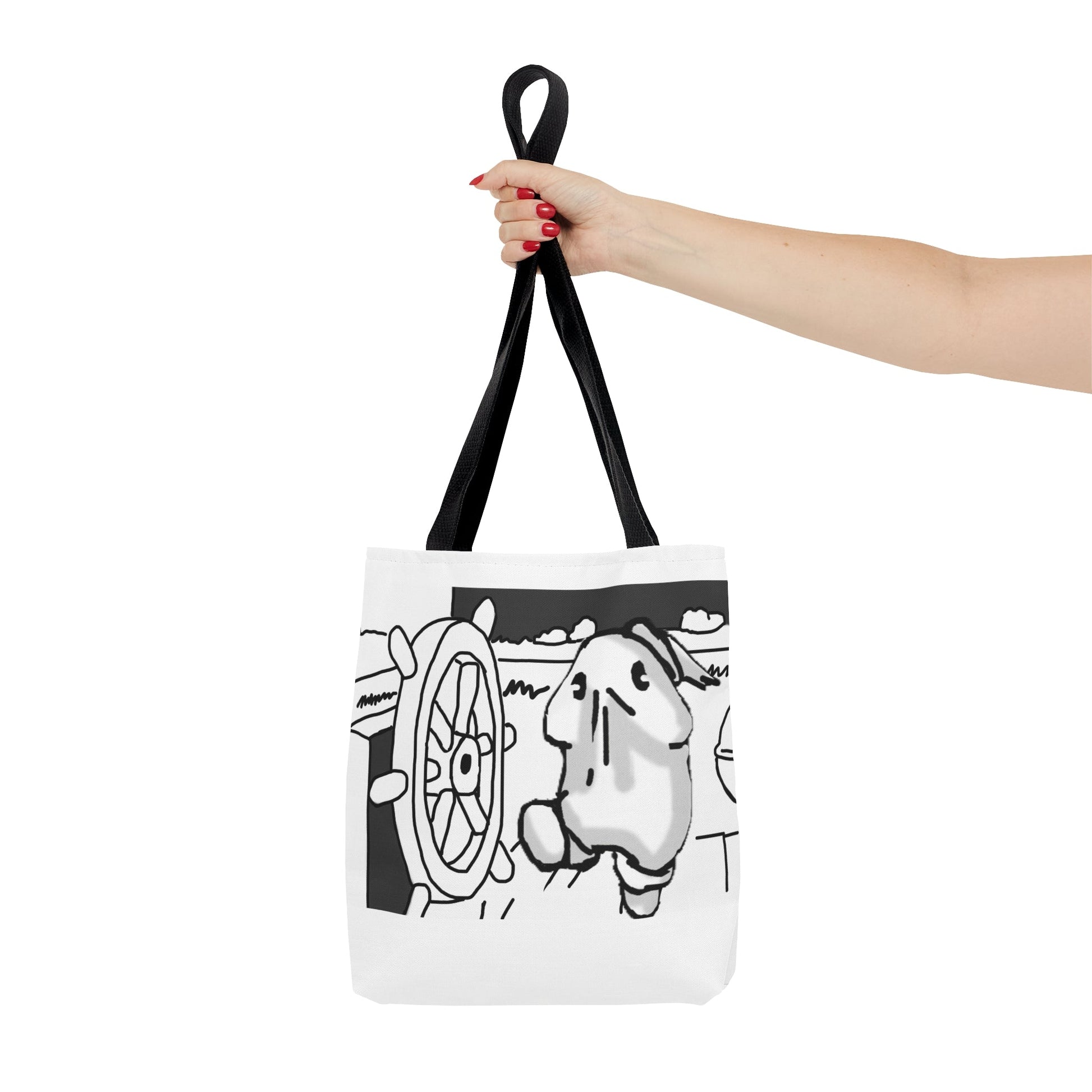 Bob the Micropeen - Willie the Steam Captain Tote Bag - Powered by Wallace Print Solutions