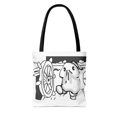 Bob the Micropeen - Willie the Steam Captain Tote Bag - Powered by Wallace Print Solutions