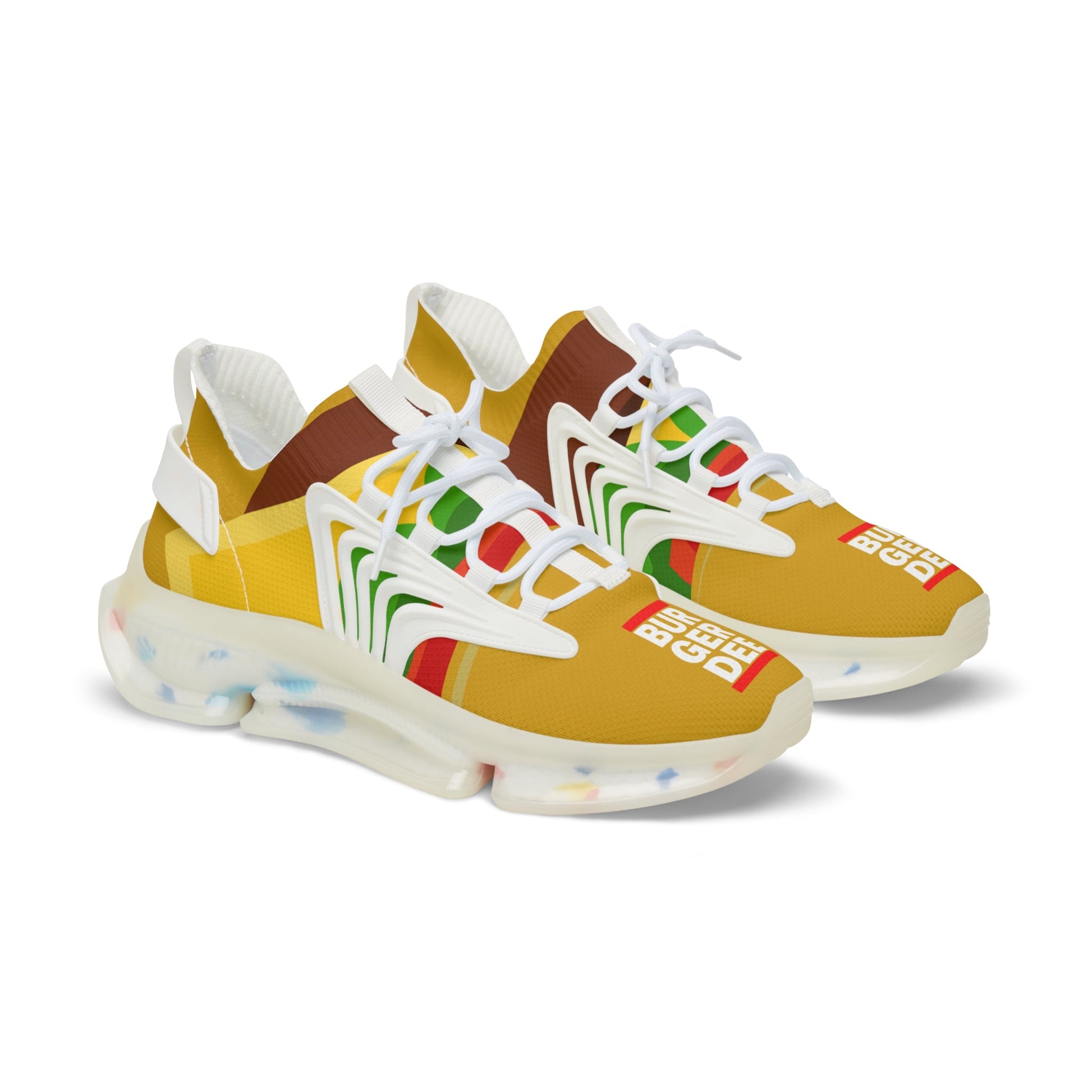 BurGer Dee Men's Mesh Sneakers - Powered by Wallace Print Solutions