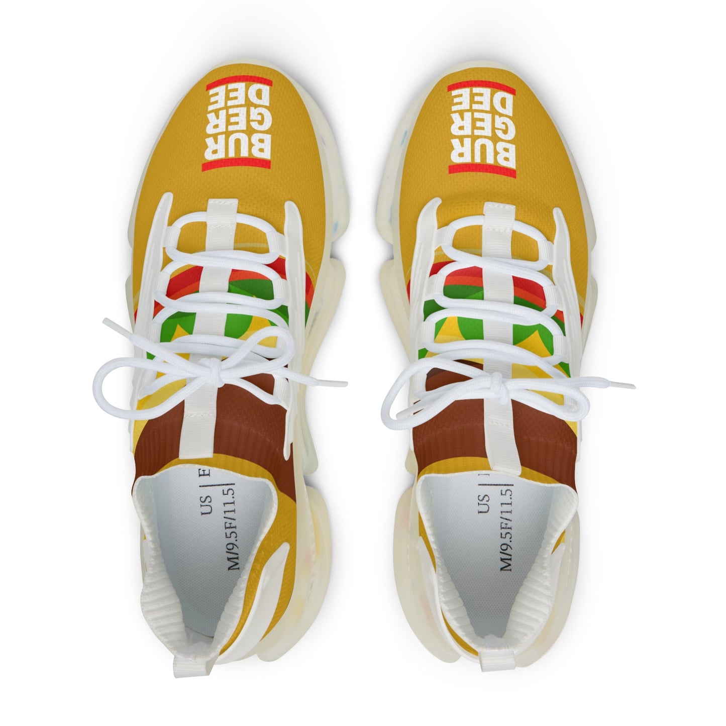 BurGer Dee Men's Mesh Sneakers - Powered by Wallace Print Solutions