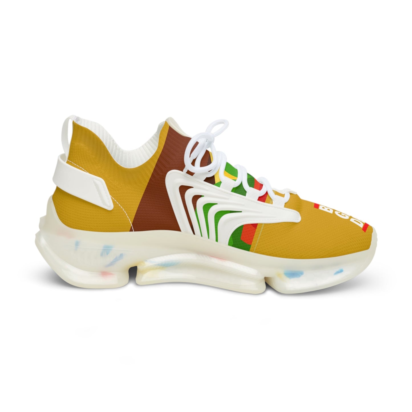 BurGer Dee Men's Mesh Sneakers - Powered by Wallace Print Solutions