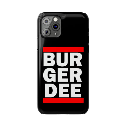 BurGer Dee Slim iPhone Case - Powered by Wallace Print Solutions