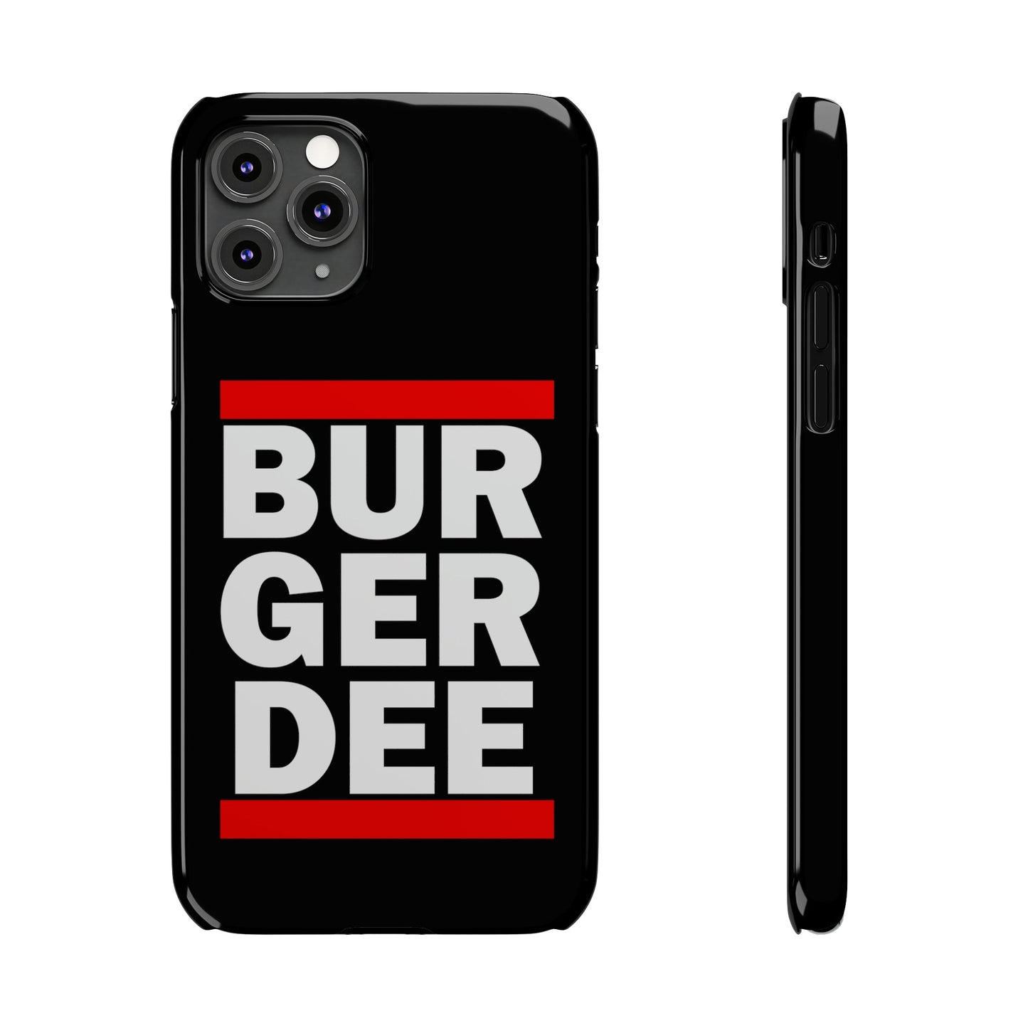 BurGer Dee Slim iPhone Case - Powered by Wallace Print Solutions