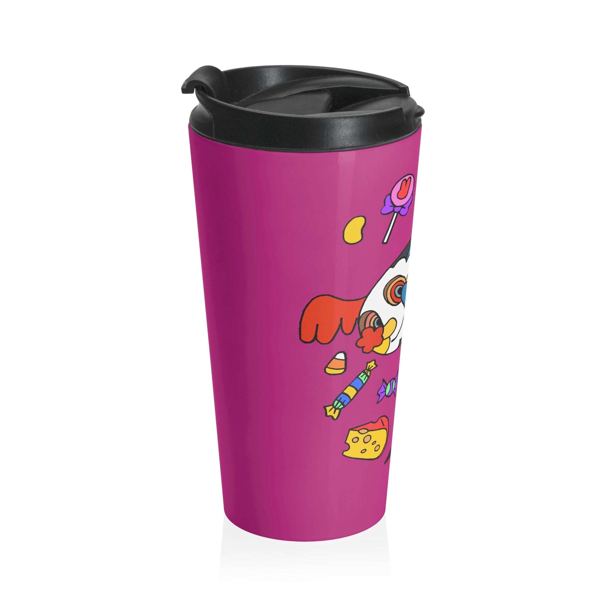 Captain AFAB - Charlotte Candy Stainless Steel Travel Mug - Powered by Wallace Print Solutions