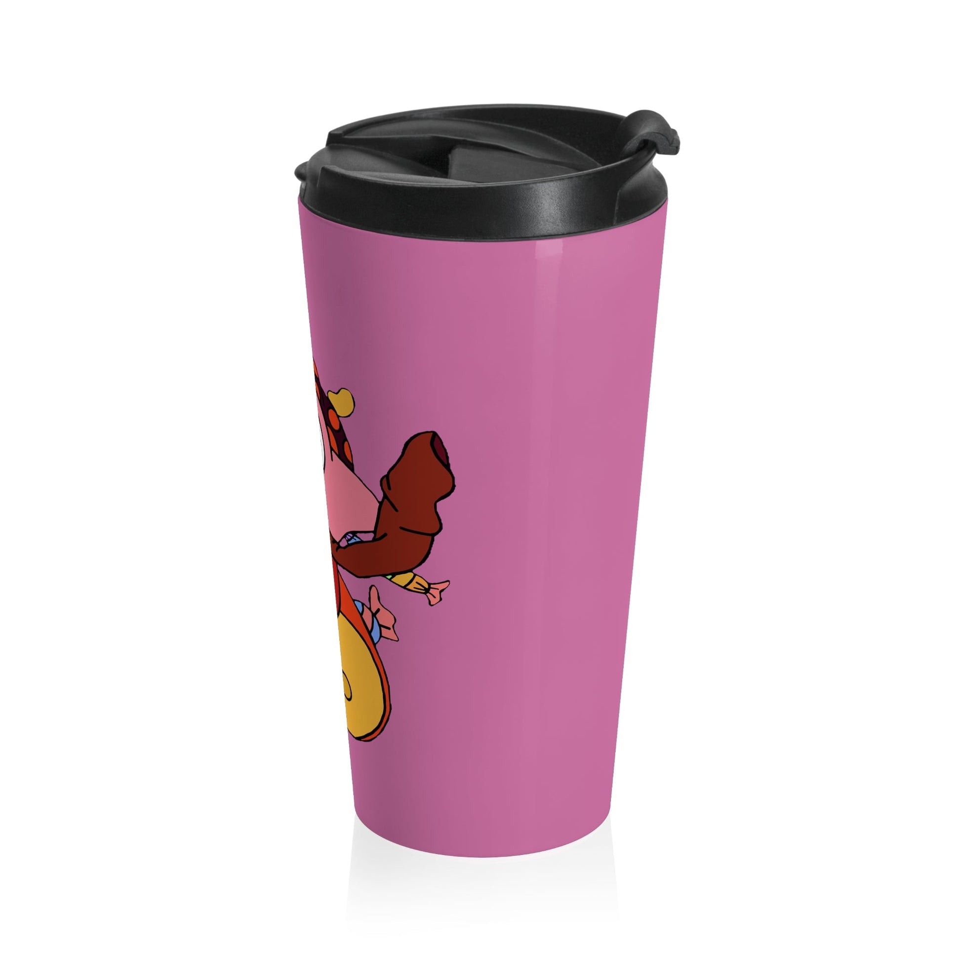 Captain AFAB - Charlotte Cheese Stainless Steel Travel Mug - Powered by Wallace Print Solutions