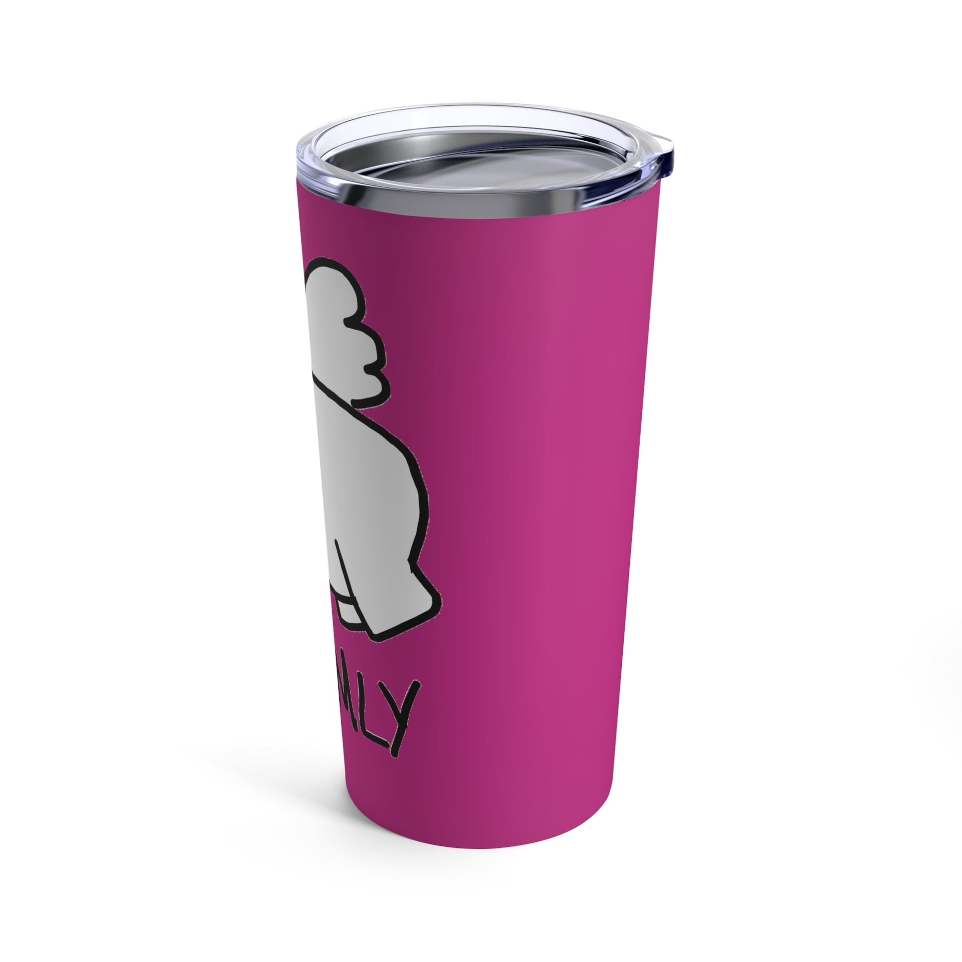 Captain AFAB - STAMLY Pink Tumbler 20oz - Powered by Wallace Print Solutions