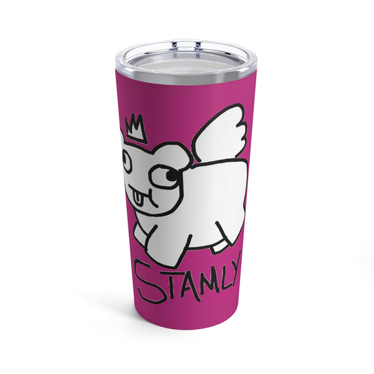 Captain AFAB - STAMLY Pink Tumbler 20oz - Powered by Wallace Print Solutions