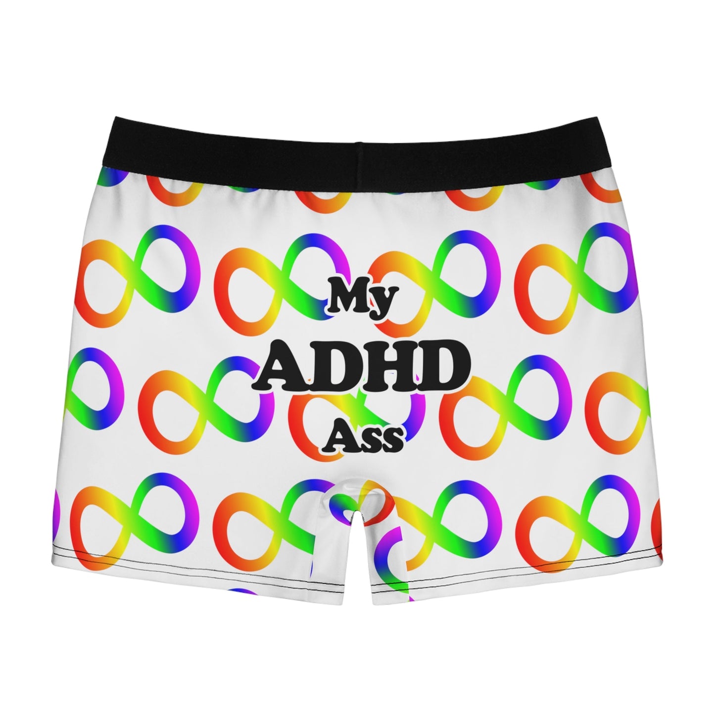 My ADHD Ass Boxer Style Briefs - by Differently Normal - Powered by Wallace Print Solutions