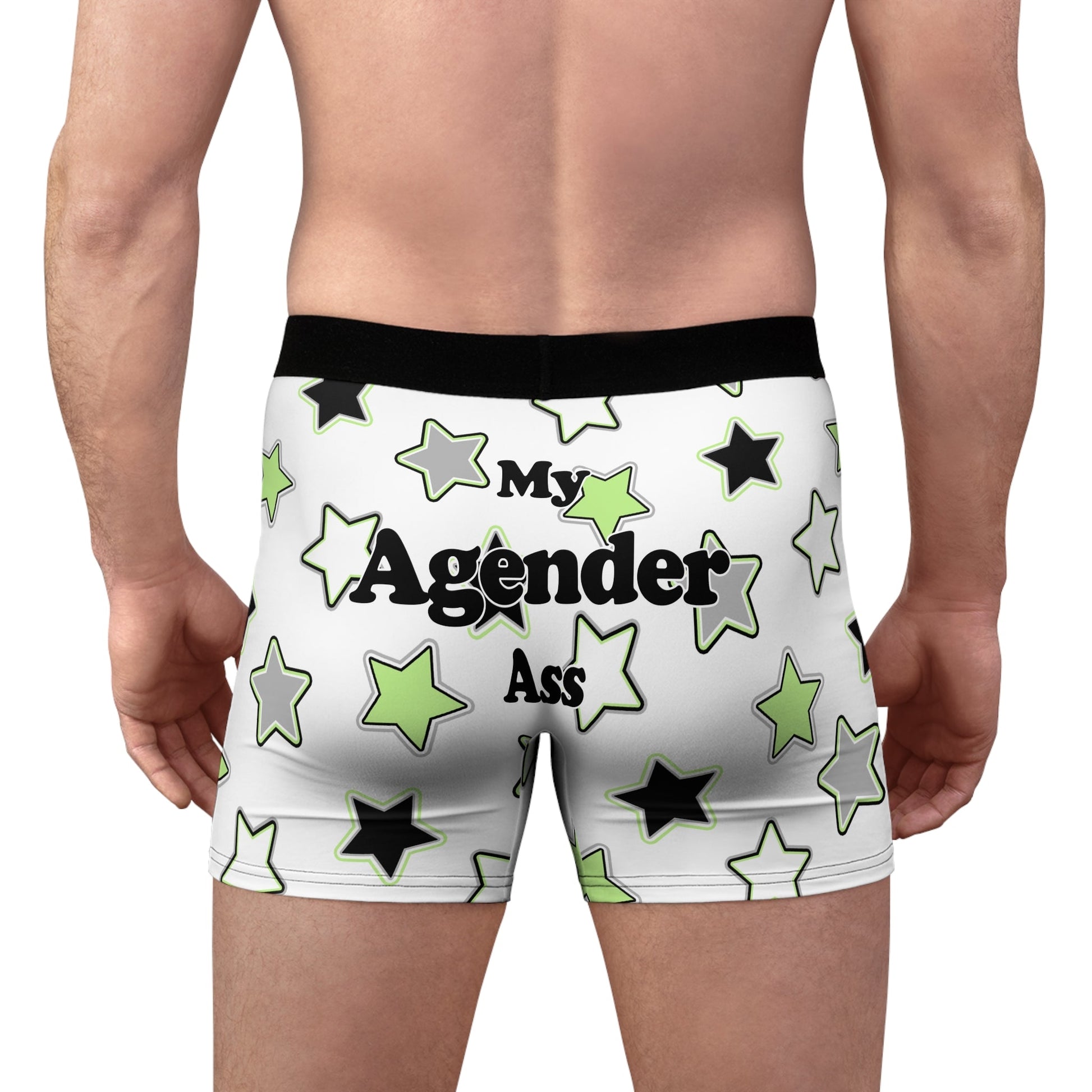 My Agender Ass Boxer Style Briefs - by Differently Normal - Powered by Wallace Print Solutions