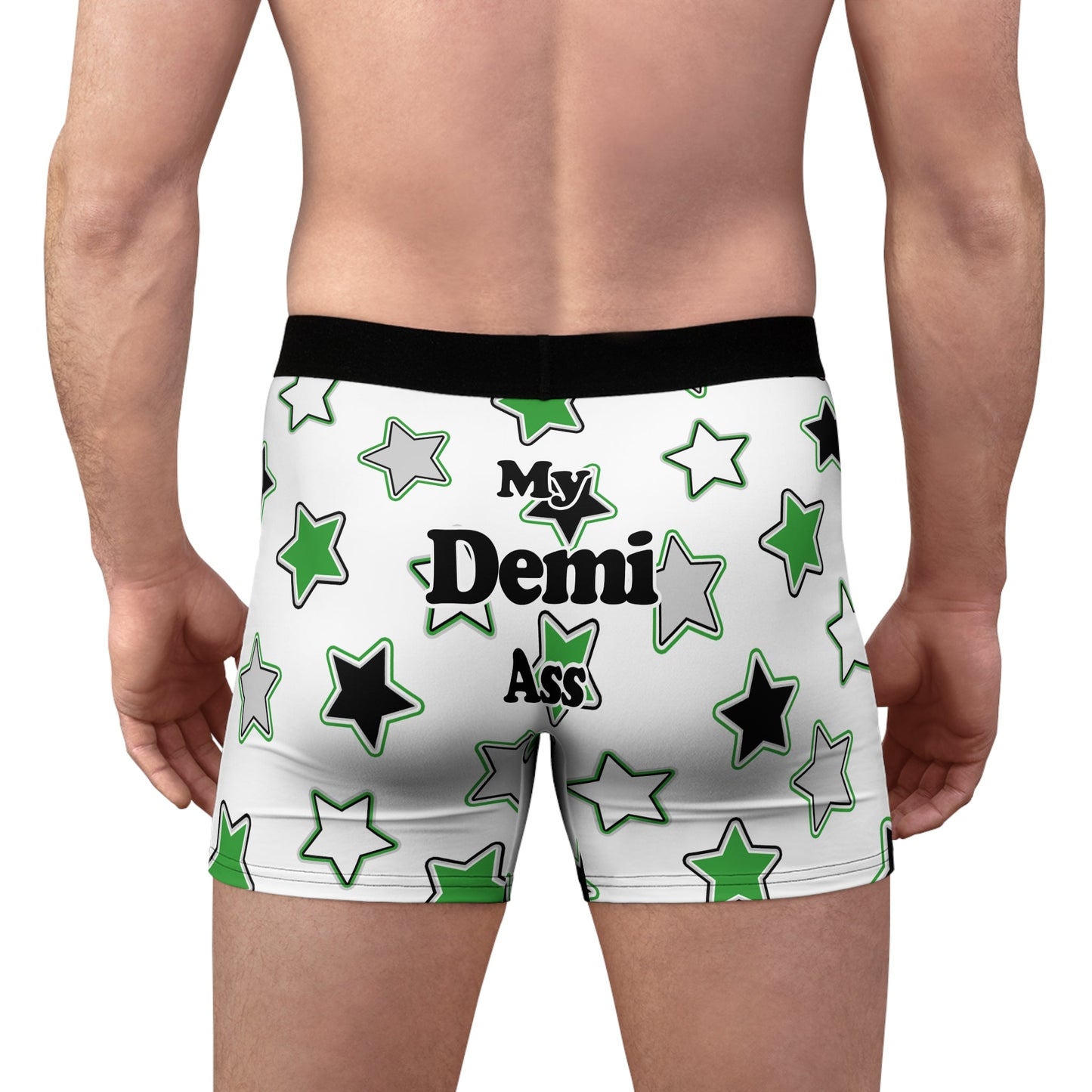 My Demi (romantic) Ass Boxer Style Briefs - by Differently Normal - Powered by Wallace Print Solutions