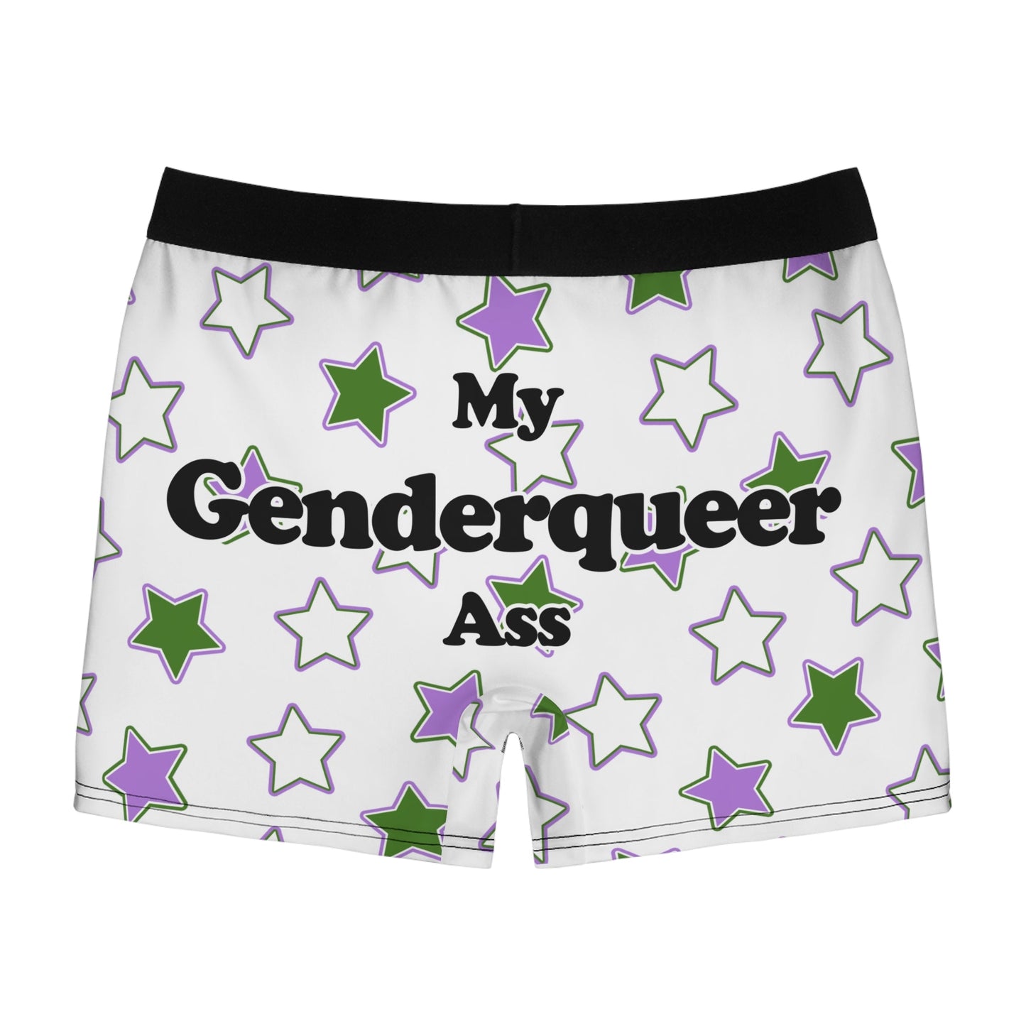 My Genderqueer Ass Boxer Style Briefs - by Differently Normal - Powered by Wallace Print Solutions