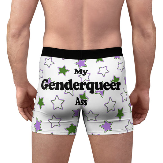 My Genderqueer Ass Boxer Style Briefs - by Differently Normal - Powered by Wallace Print Solutions