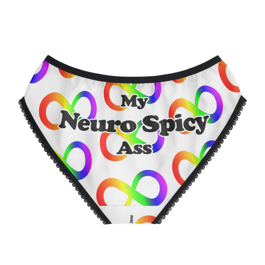 My Neuro Spicy Ass Bikini Style Briefs - by Differently Normal - Powered by Wallace Print Solutions