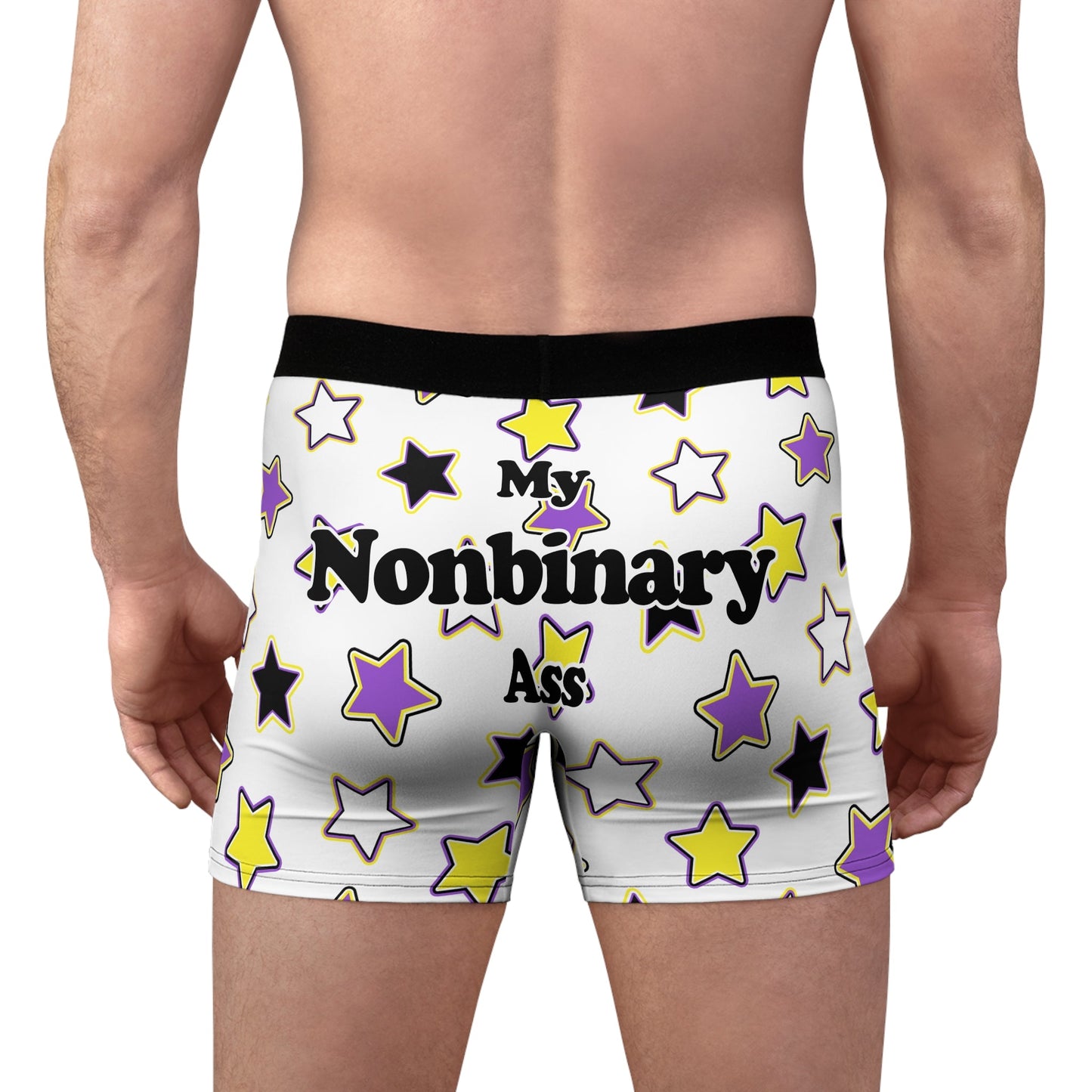 My Nonbinary Ass Boxer Style Briefs - by Differently Normal - Powered by Wallace Print Solutions