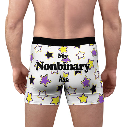 My Nonbinary Ass Boxer Style Briefs - by Differently Normal - Powered by Wallace Print Solutions