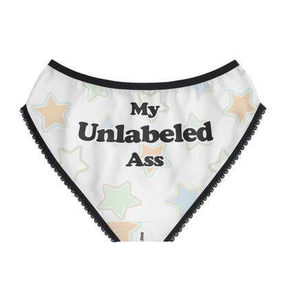 My Unlabeled Ass Bikini Style Briefs - by Differently Normal - Powered by Wallace Print Solutions