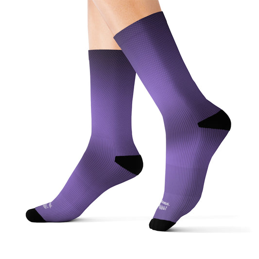 TCRS Twinkletoes, Awaaayyy! Netherite Inspired Socks - Powered by Wallace Print Solutions